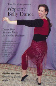 Halyma's Belly Dance DVD 1 cover